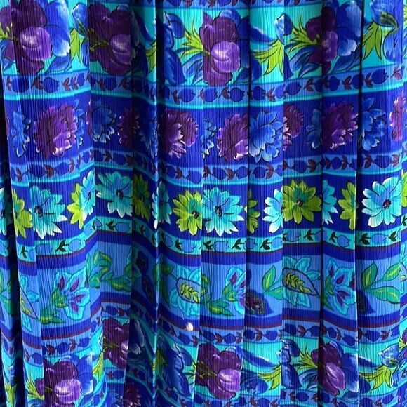 Vintage Leslie Fay Women’s 2 pc Skirt Set Size 10 Floral Cottagecore Fairycore - Picture 7 of 10